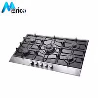 گاز رومیزی بیمکث کد 0056 پنج شعله شیشه مشکی