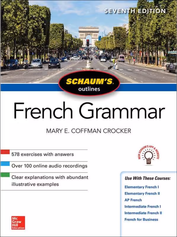 کتاب گرامر فرانسه Schaum's Outline of French Grammar
