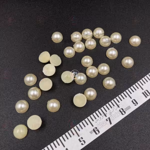 مروارید لپه ای سایز 8 ( شیری ) 25 گرمی