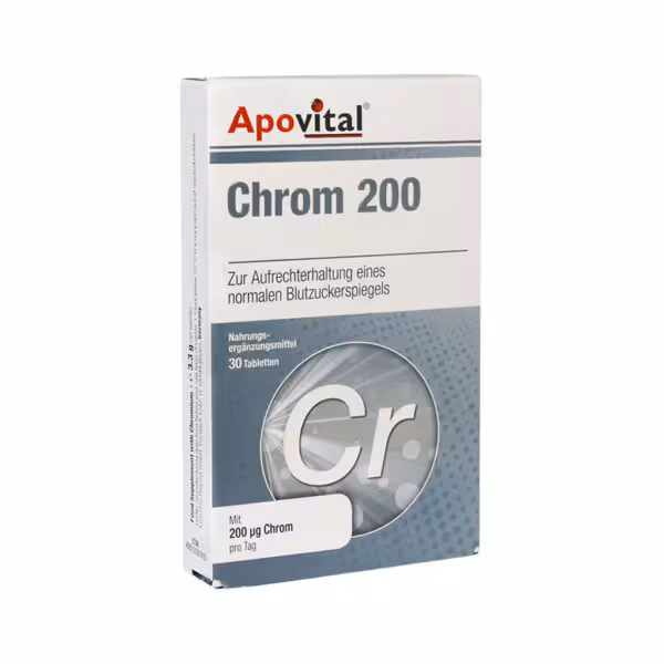 قرص کروم 200 میکروگرم آپوویتال  Apovital Chrom 200 mcg Tablets