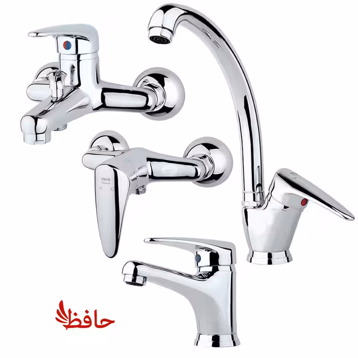 ست شیرالات راسان مدل درنا کروم