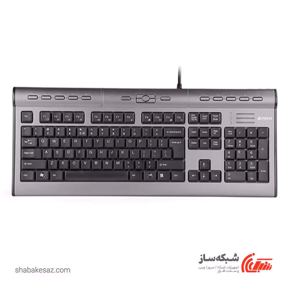 قیمت و خرید کیبورد ای فورتک A4tech KL-7MUU با سیم USB - شبکه ساز