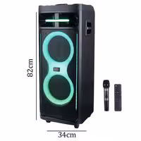 اسپیکر چمدانی بلوتوثی ایکس انرژی مدل Titan به همراه میکروفون و ریموت کنترل