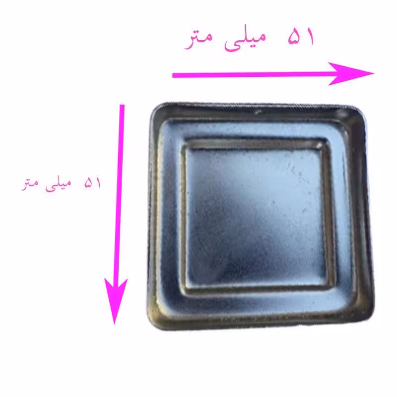 درپوش فلزی تخت خواب سایز 48 میلی متر  مناسب درپوش ام دی اف بسته 10 عددی سایز تختخواب