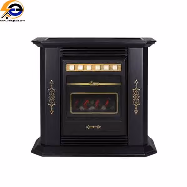 بخاری گازی شومینه ای ایران شرق 25000 مدل بنیامین