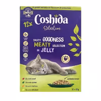پوچ گربه کوشیدا Meaty selection بسته 12 عددی