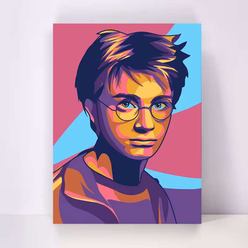 تابلو شاسی مدل The Harry Potter کد S-5003 | دنیای قاب