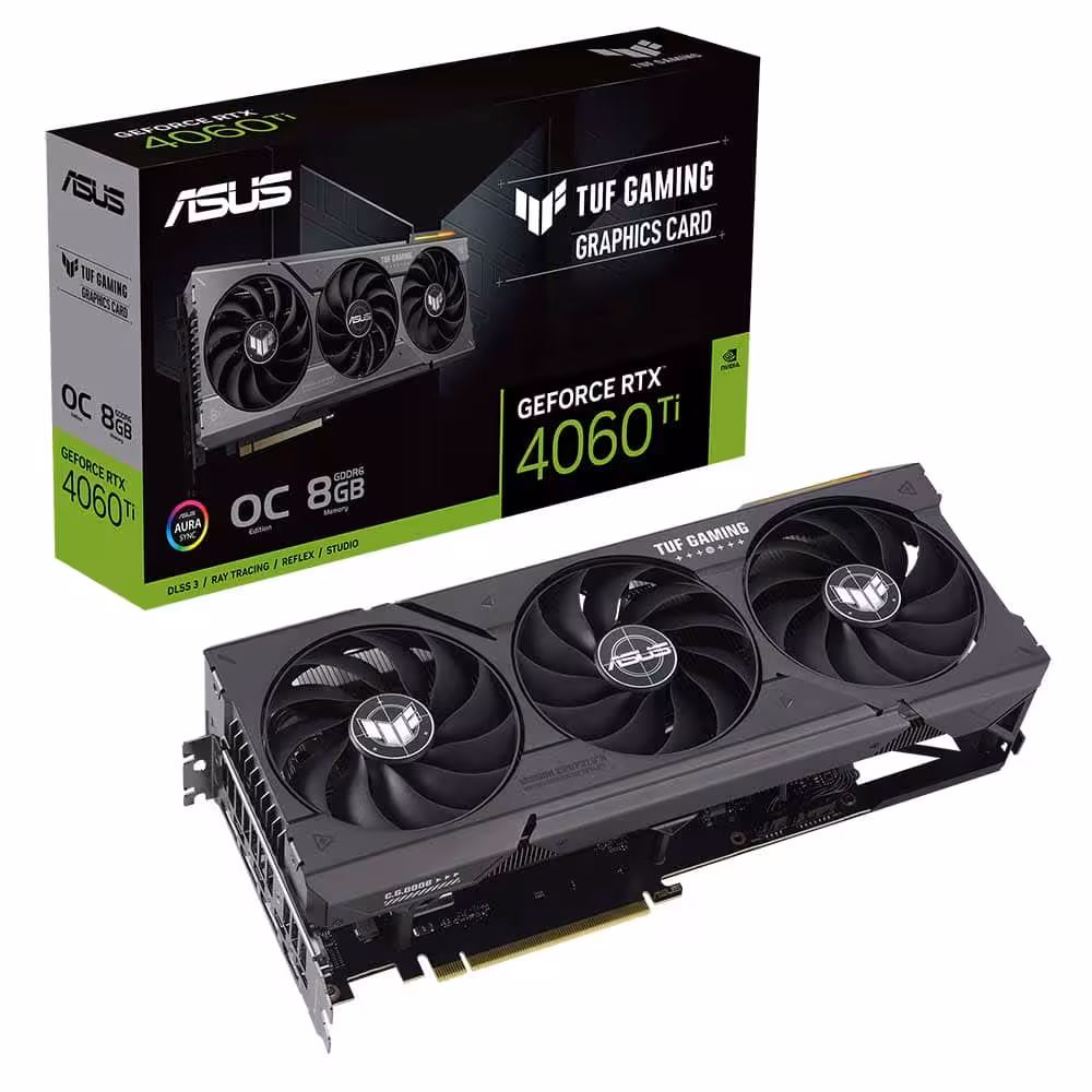 کارت گرافیک ایسوس ASUS TUF RTX 4060 TI OC 8GB