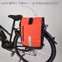 کیف زین دوچرخه فیشر ضد آب، قرمز رنگ، تک سایز