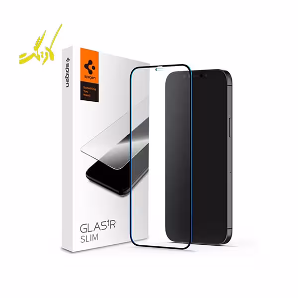 محافظ صفحه نمایش آیفون 12/12 Pro اسپیگن مدل GlastR Slim