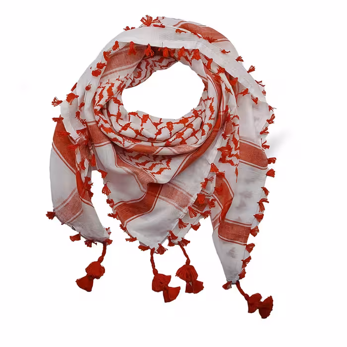 چفیه ( شماق ) سفید قرمز کد240003