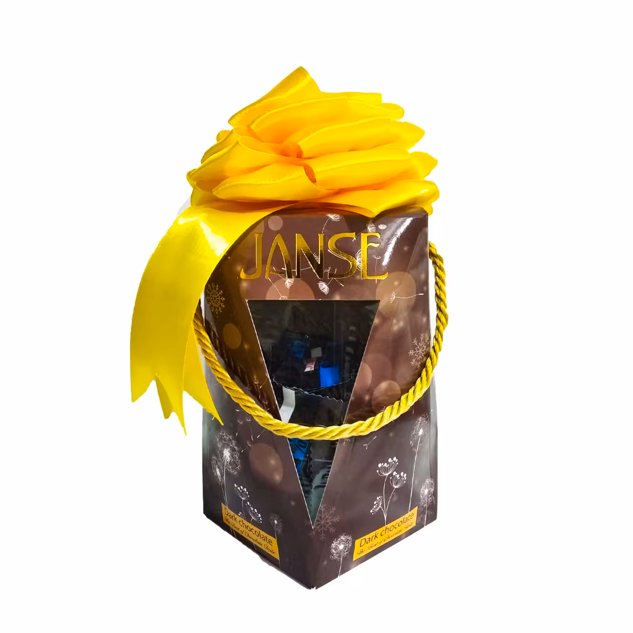 شکلات جعبه ای کادویی ژانسه کاکائویی تلخ کد 122