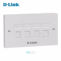 فیس پلیت 4 پورت دی لینک مدل D-Link NFP-0WHI41