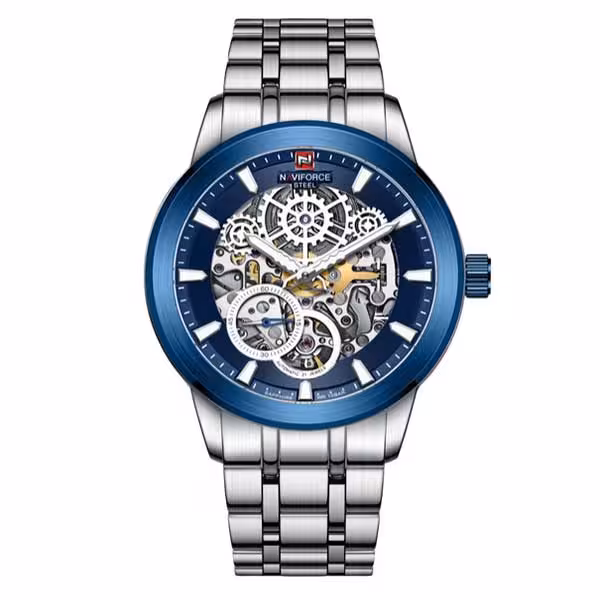 ساعت مچی عقربهای مردانه نیوی فورس مدل NFS1002 S BE