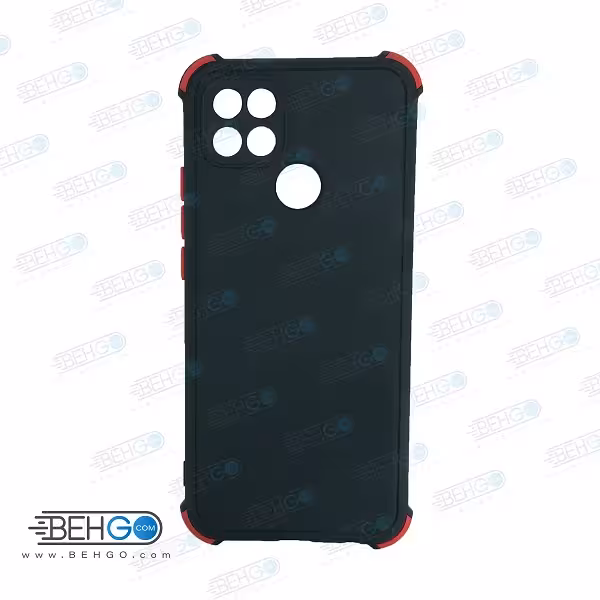 قاب اپو A15 کاور مدل ژله ای دکمه رنگی محکم ضد ضربه با محافظ لنز دوربین گوشی OPPO A15 2020
