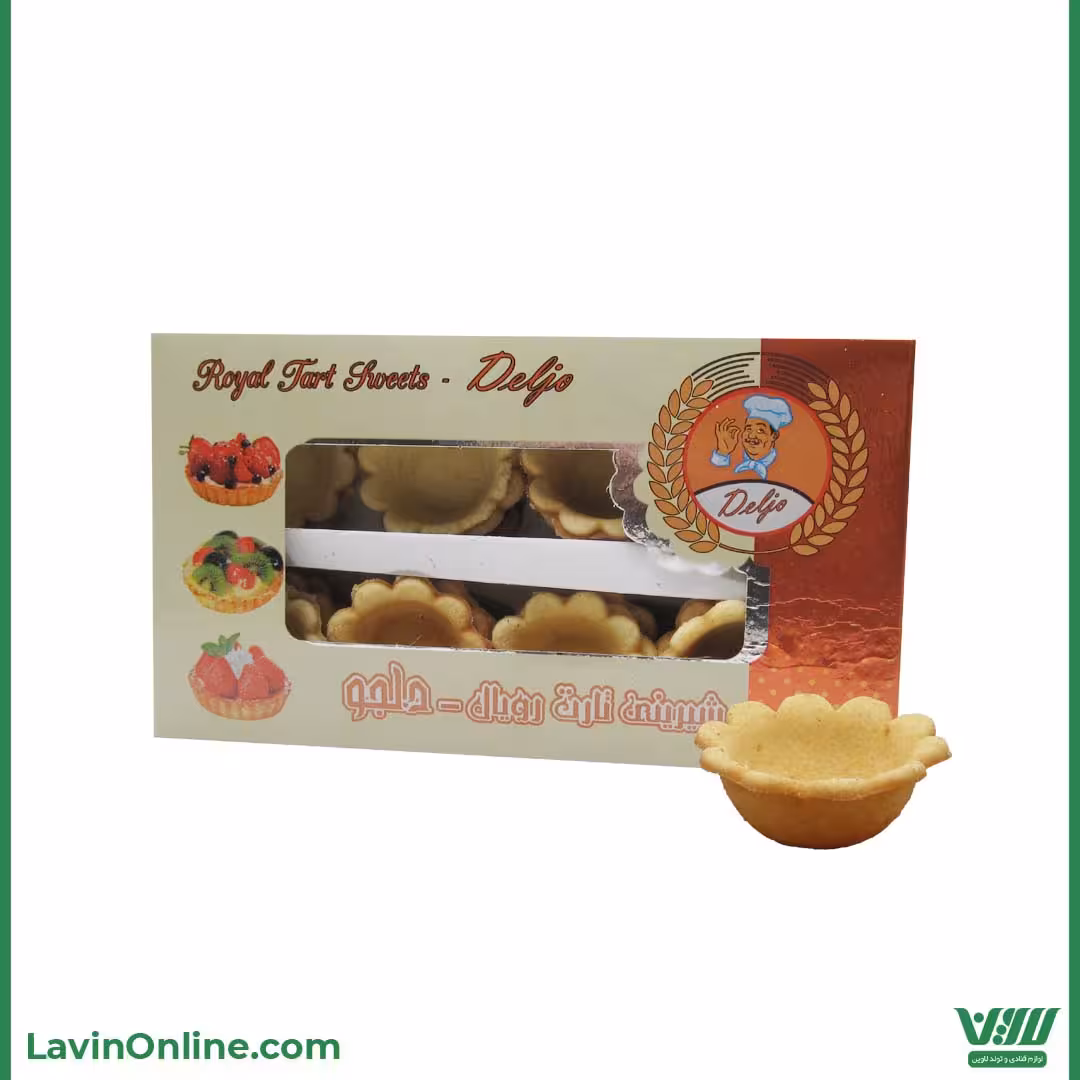 نان تارت شیرین طرح گل