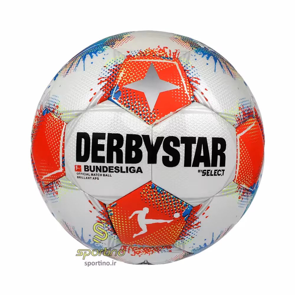 توپ فوتبال چرمی دربی استار بوندسلیگا آلمان 2026 سایز 5