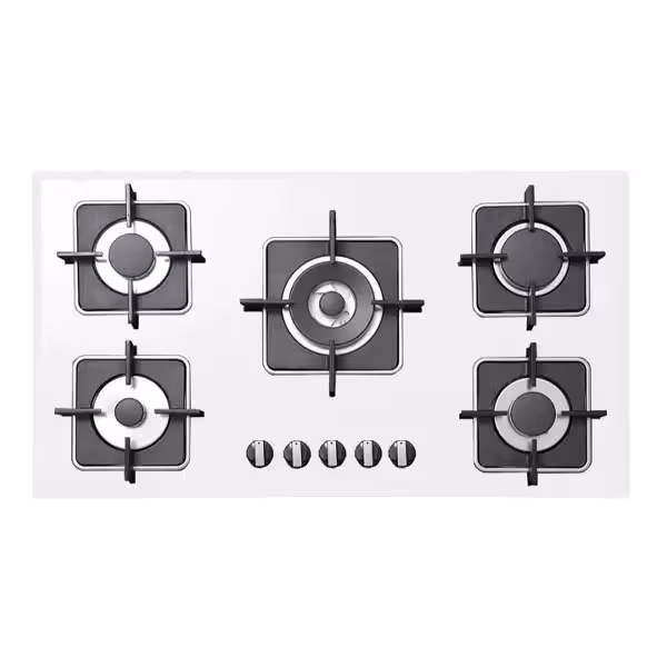 گاز صفحه ای استیل البرز G5910 سفید