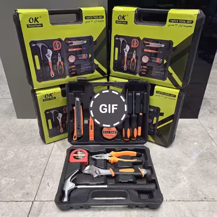 مجموعه ابزار حرفه ای 16 عددی اوکی مدل OK19