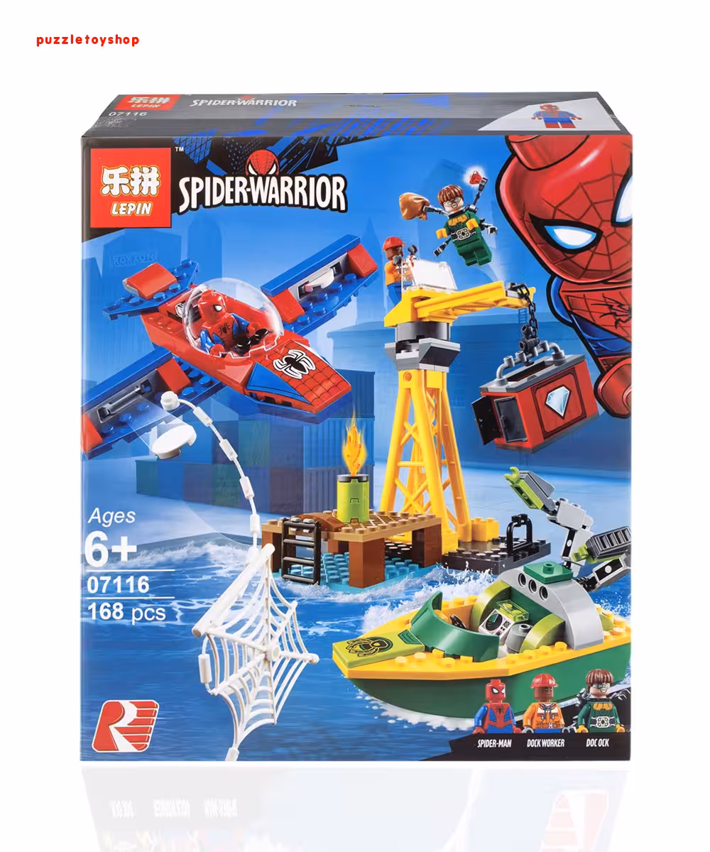 لگوی اسپایدرمن سری جنگجوی عنکبوت 168 قطعه 07116