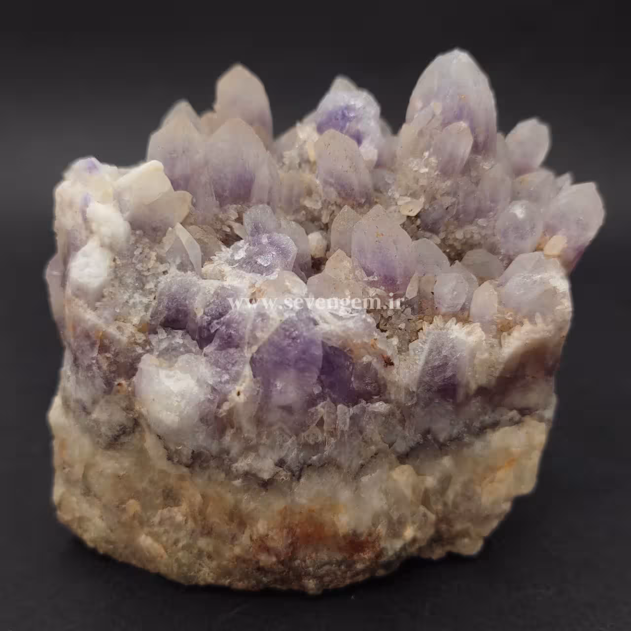 راف درشت کلاستر سنگ آمتیست ایران (کد72)