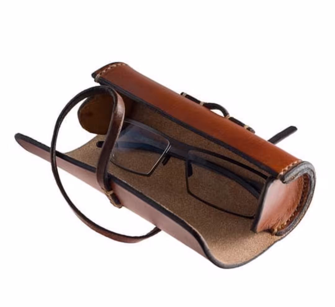 قاب عینک چرمی کد 10914