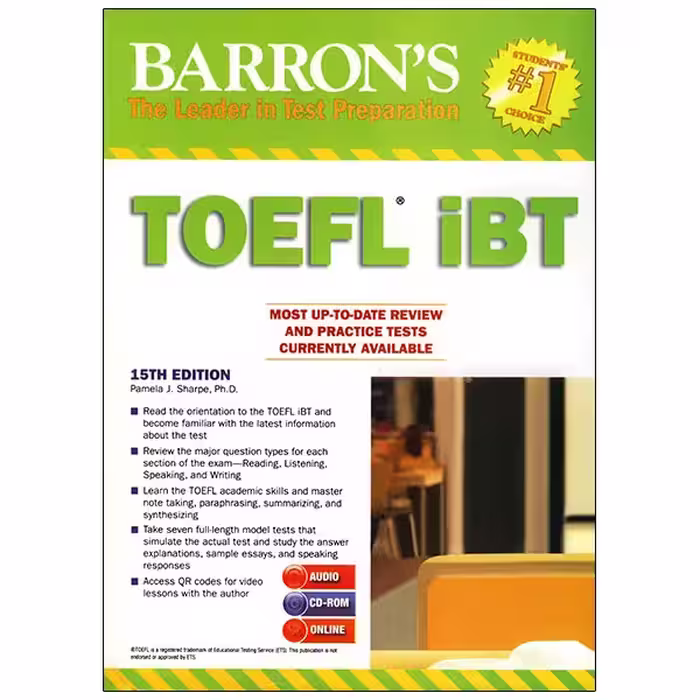 Barrons TOEFL iBT 15thتافل بارونز