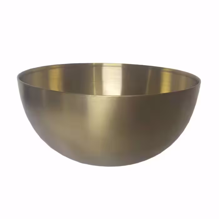 کاسه مدل سزار استیل سایز 20 (دو رنگ طلایی و استیل)