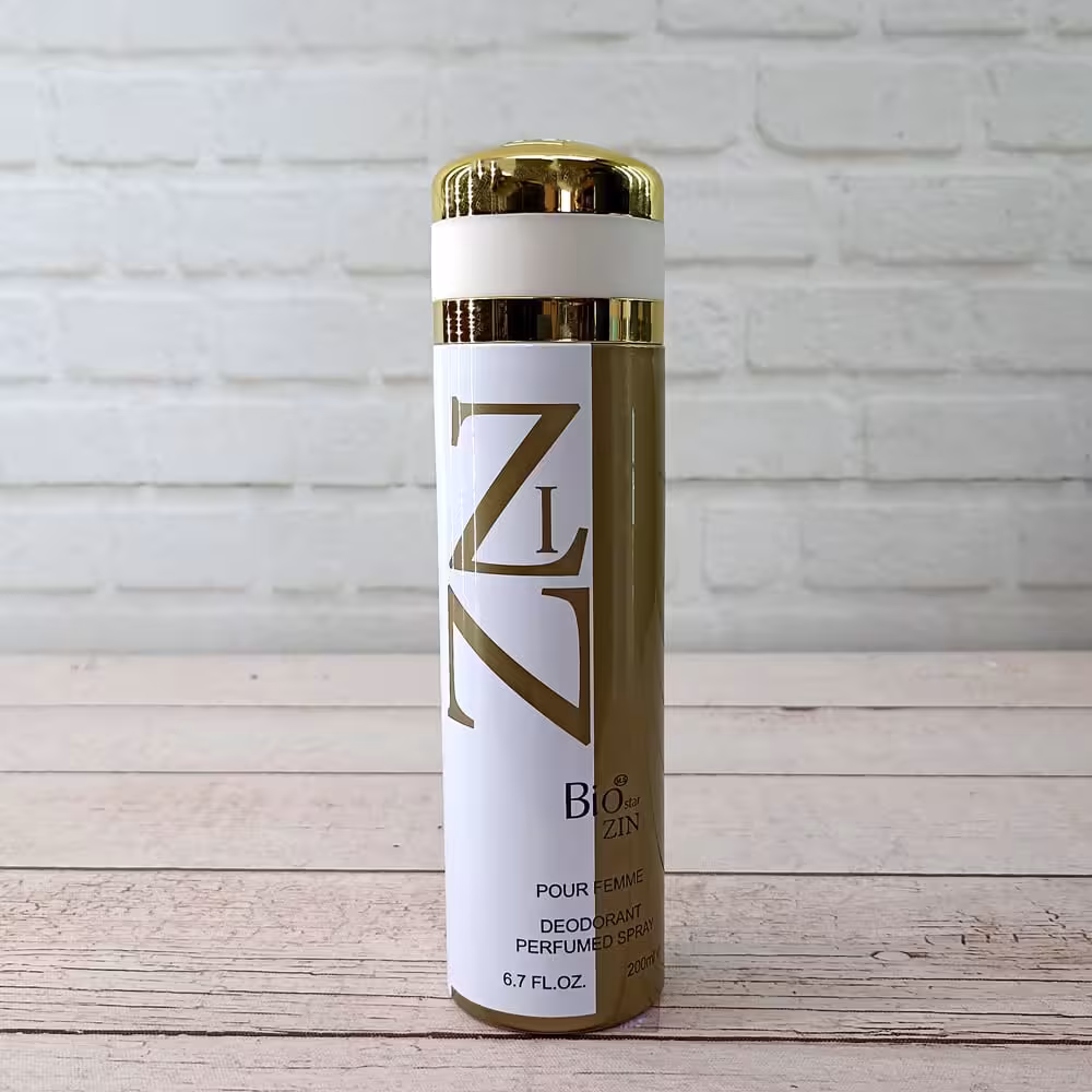 اسپری بدن زنانه BIO مدل ZIN حجم 200 میلی لیتر