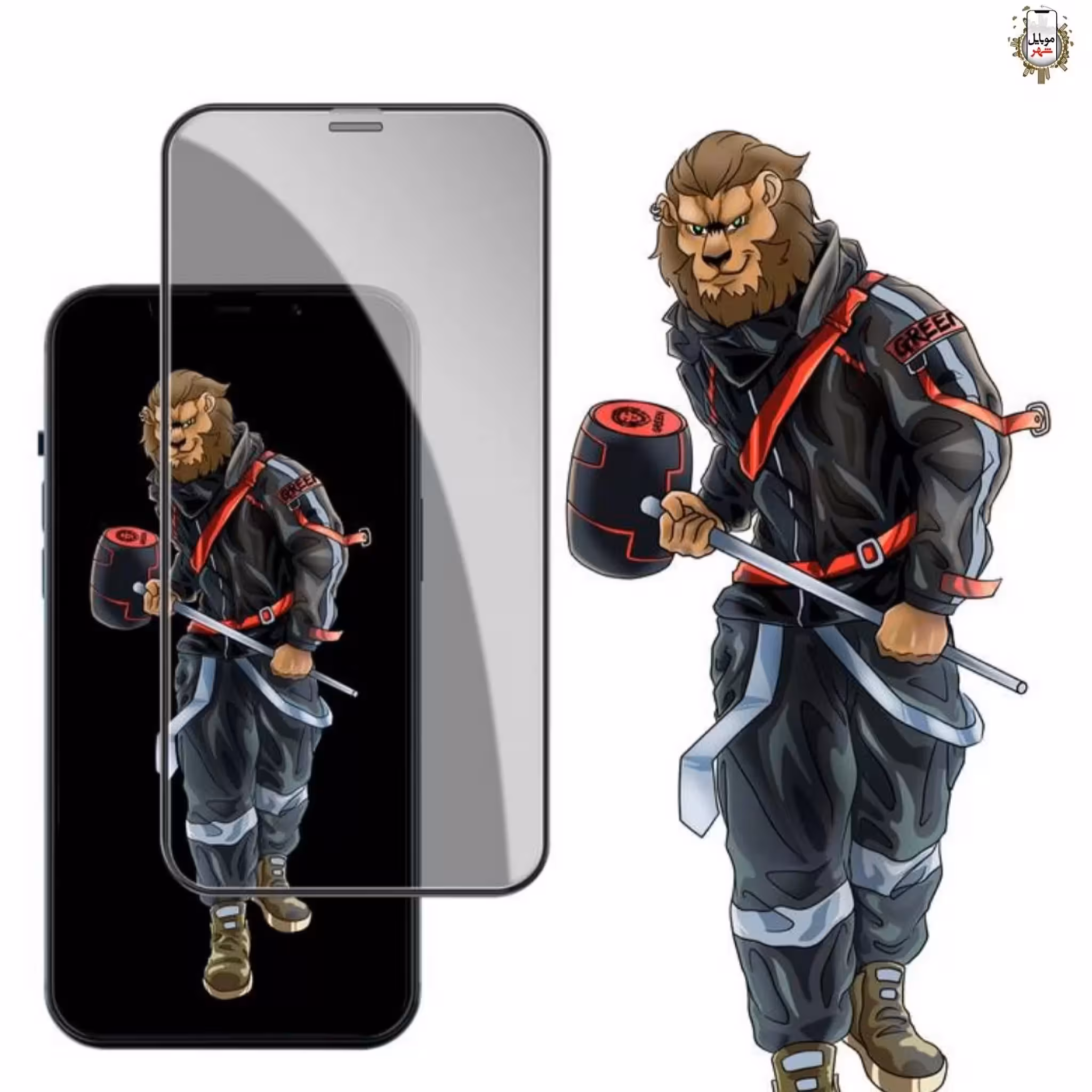 گلس فورت پرایوسی گرین Green Forte Privacy Glass 13/13pro