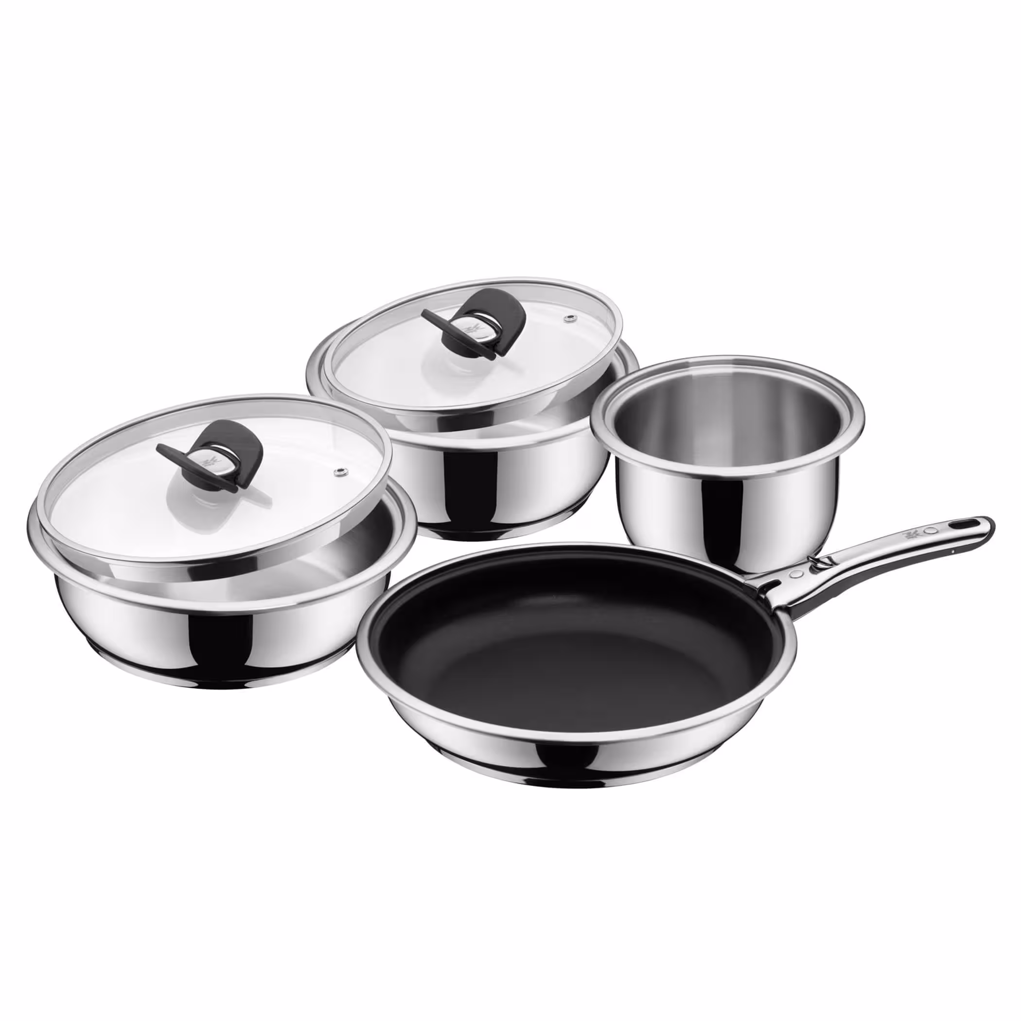 سرویس قابلمه 7 پارچه دبلیو ام اف مدل WMF Click &#038; Serve Kochgeschirr Vorteils