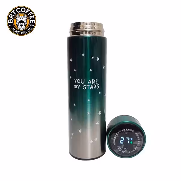 فلاسک درجه دار هوشمند سبز