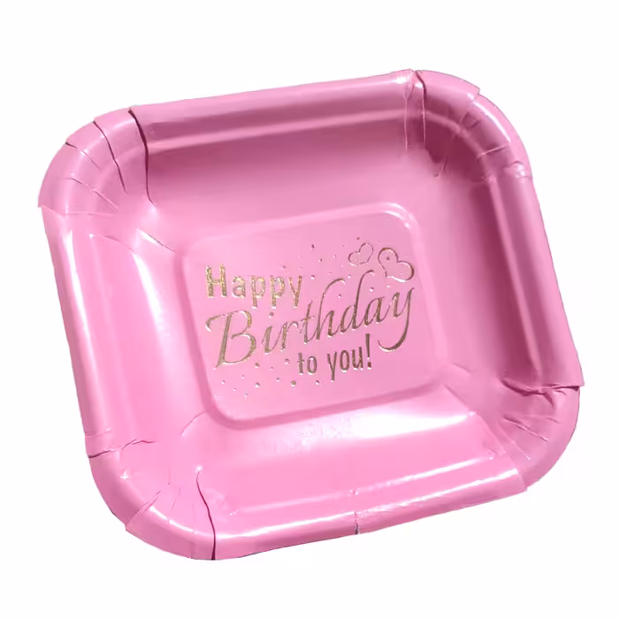 پیش دستی پاستیلی طلاکوب صورتی