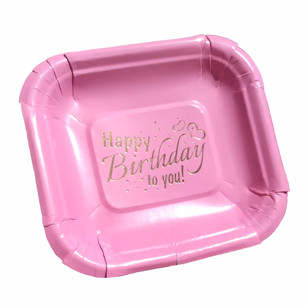 پیش دستی پاستیلی طلاکوب صورتی