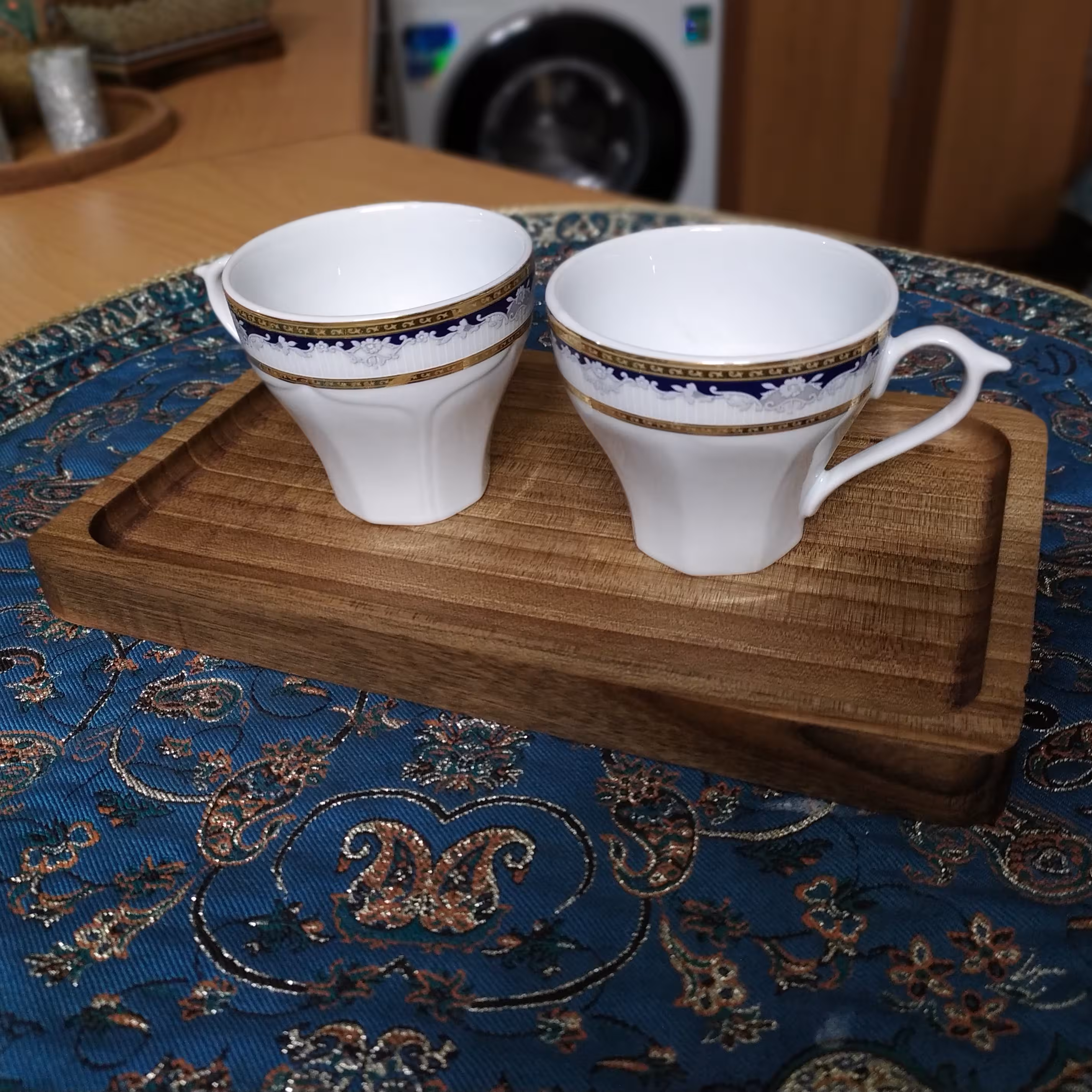 سینی چوبی پذیرایی