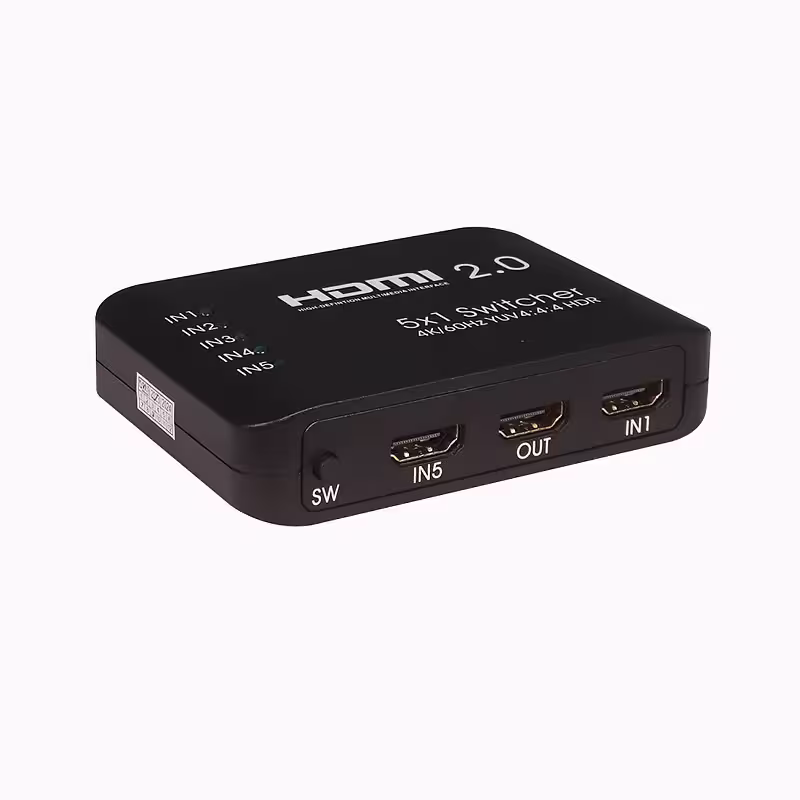 سوئیچ 5 پورت HDMI کی نت پلاس KP-SWHD2005 با ریموت کنترل