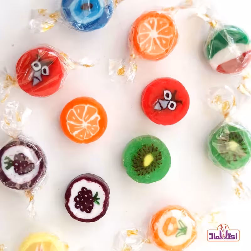 آبنبات لاکچری 250 گرمی آدرین (آبنبات طرح دار ) | amazonchi