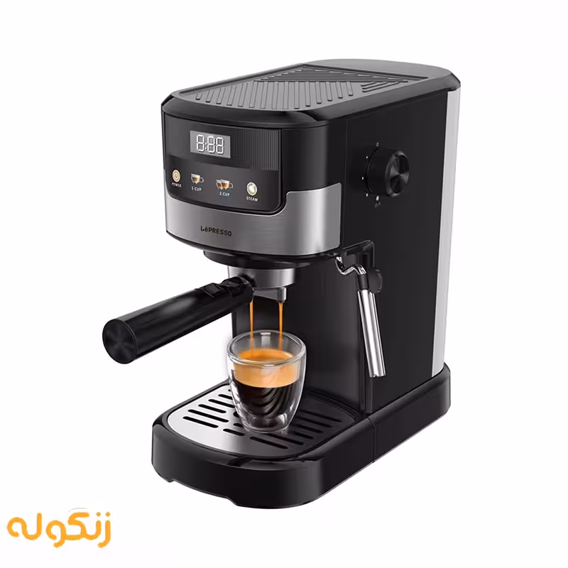 دستگاه قهوه ساز لپرسو LePresso Suprema Espresso Machine LPCFFM0004 - زنگوله
