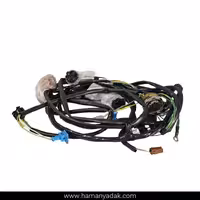 دسته سیم چراغ های جلو و فن پژو 405 و پارس با سنسور (کد YG20242257) برند دناکو