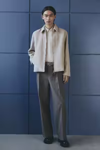 کت مردانه ژاکت پیراهن مخلوط پشمی مناسب H&M