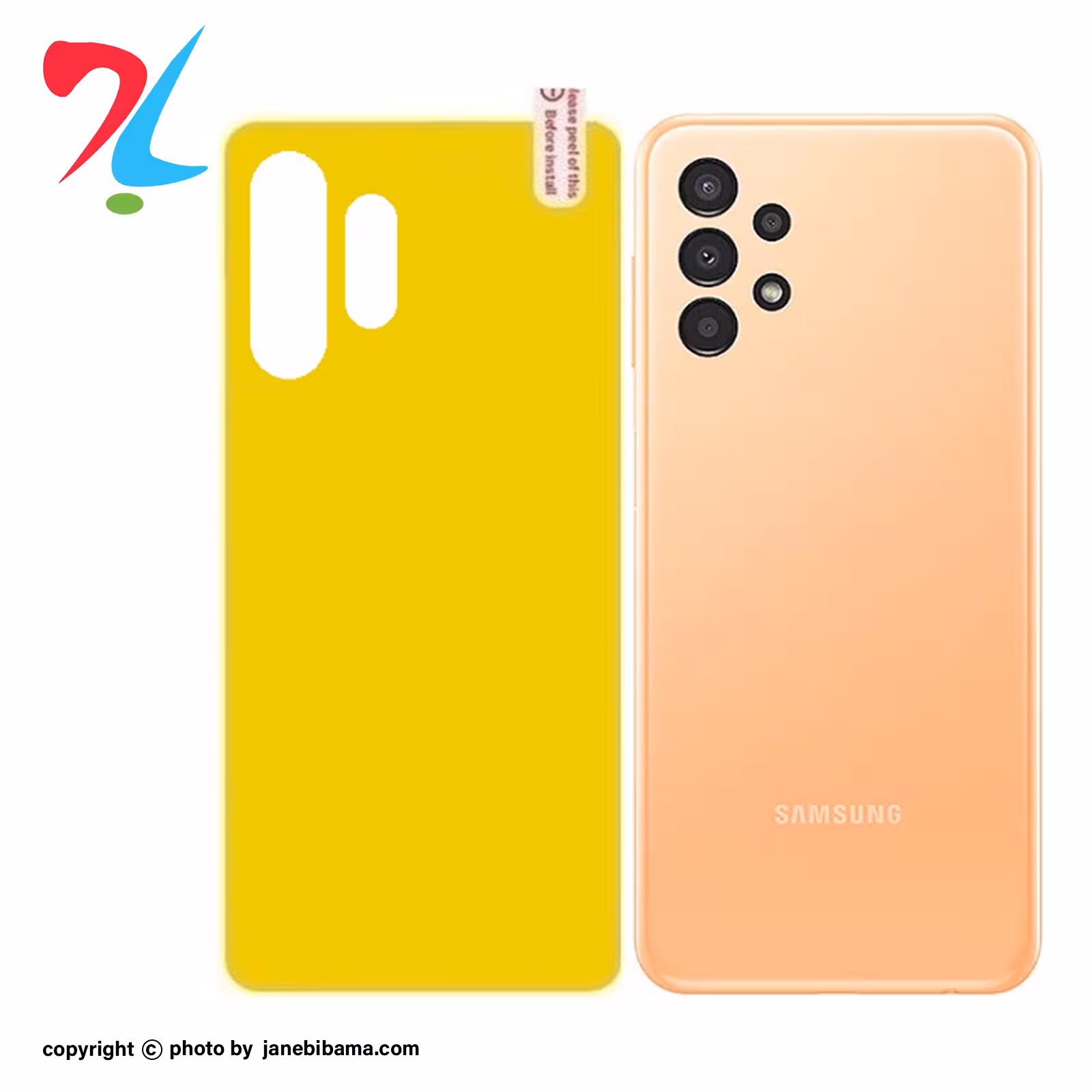 برچسب محافظ پشت گوشی سامسونگ galaxy a13 4g