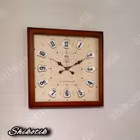 ساعت دیواری تمام چوب سنگین (درجه 1 ) مارال