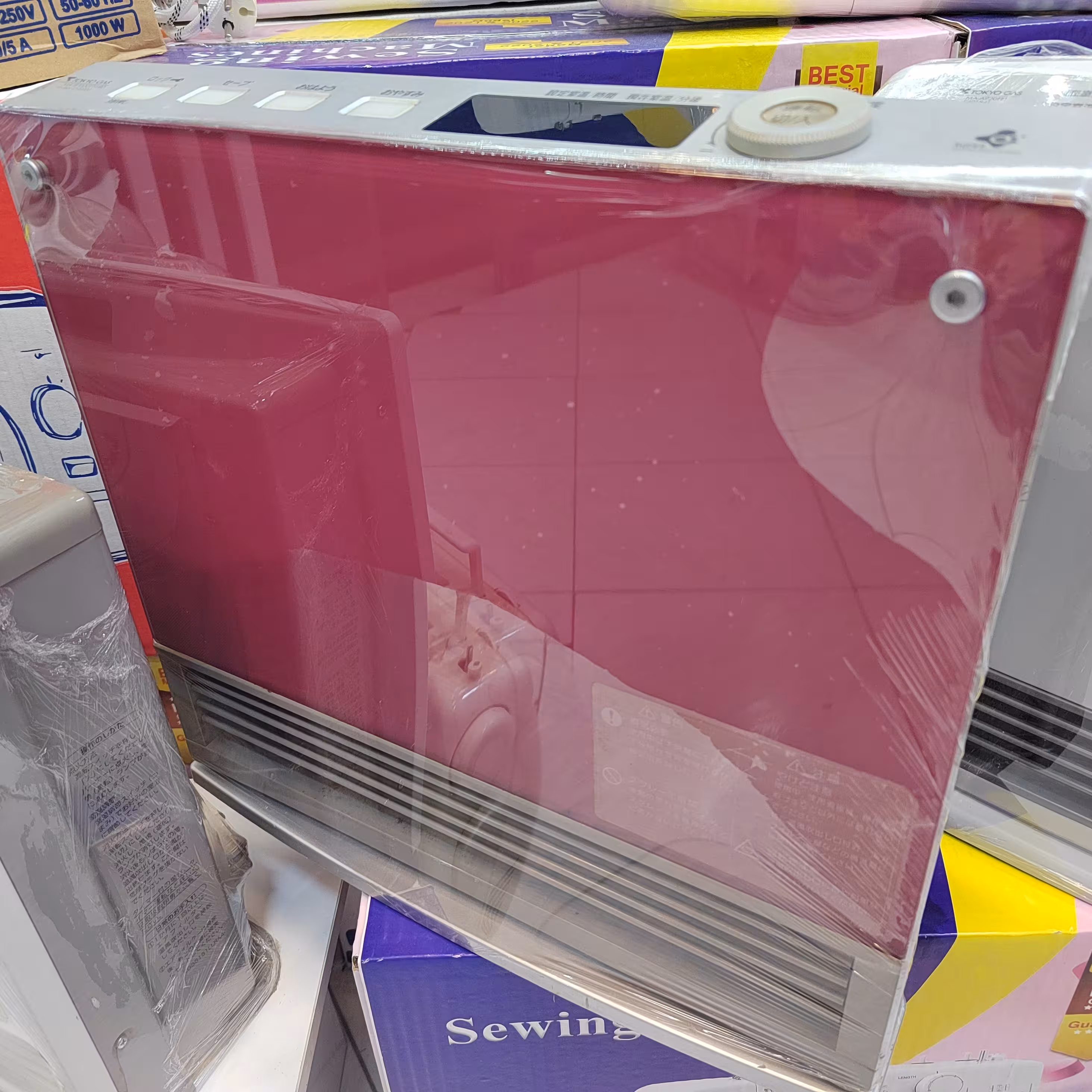 بخاری گازی ژاپنی جلوشیشه 2500kw برای متراژ25، 30 پرقدرت