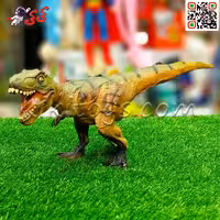 فیگور دایناسور تیرکس سبز نرم و گوشتی Tyrannosaurus 149