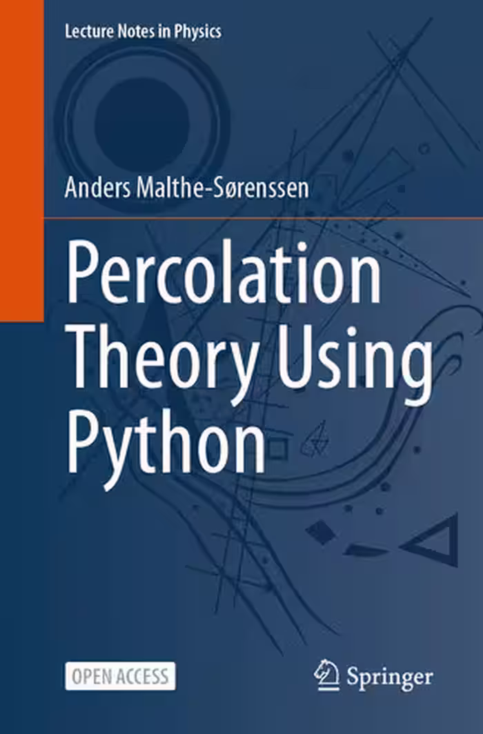 خرید و دانلود نسخه کامل کتاب Percolation Theory Using Python