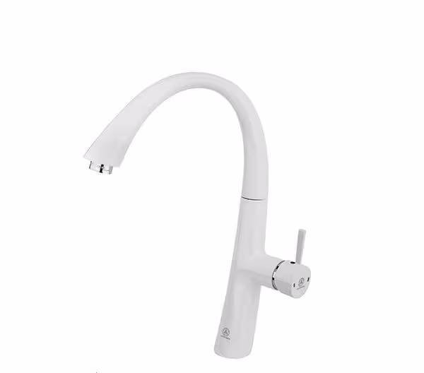 شیر ظرفشویی موج سفید کروم قهرمان