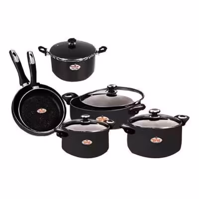 سرویس پخت و پز 10 پارچه زرساب مدل گرانیتامدل 1