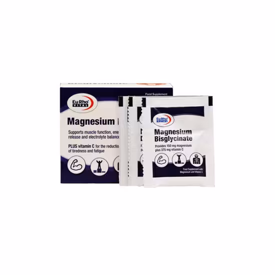 ساشه منیزیم بیس گلایسینات یوروویتال طعم پرتقال 14عددی