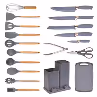 سرویس کفگیر و ملاقه 19 پارچه کیچن ست کد 59