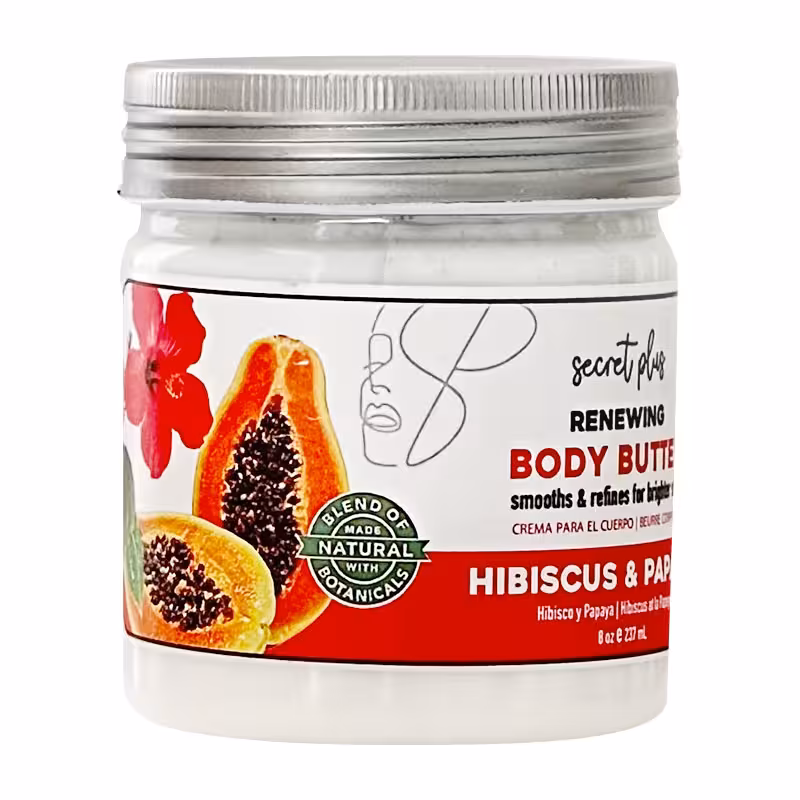 کره روشن کننده بدن گل ختمی و پاپایا Renewing حجم 237 میل